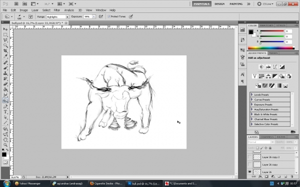Creation of Smoke Bull: Step 12